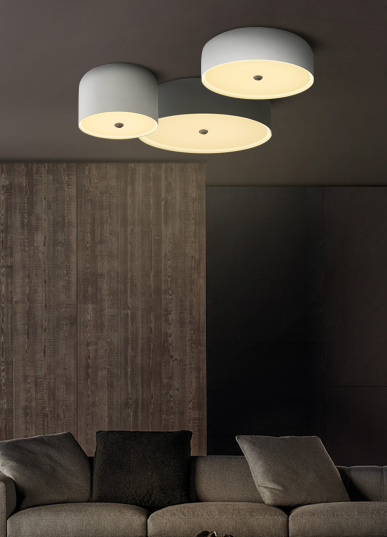 Marit Modern Soft Drum Shade Ceiling Light