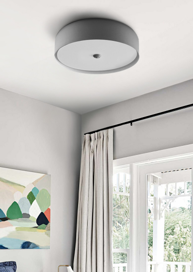 Marit Modern Soft Drum Shade Ceiling Light