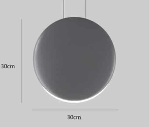 Matchona Round Moonstone Pendant Lamps