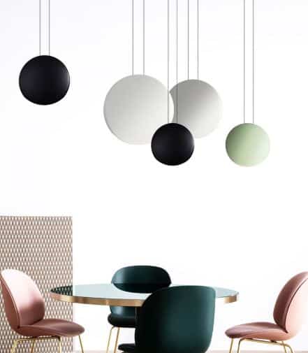 Matchona Round Moonstone Pendant Lamps