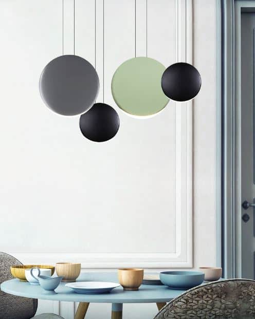 Matchona Round Moonstone Pendant Lamps