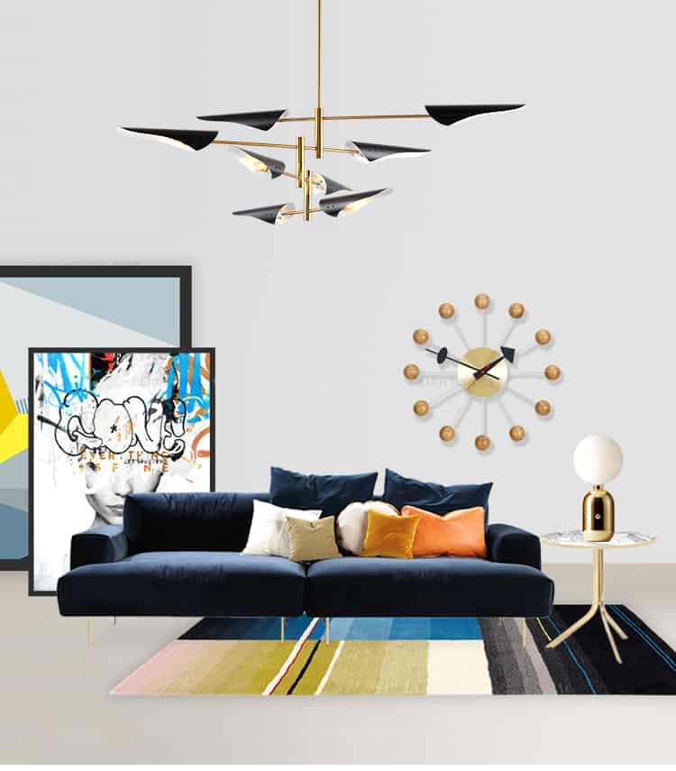 Abelon Modern Artistic Aviator Pendant Lamp