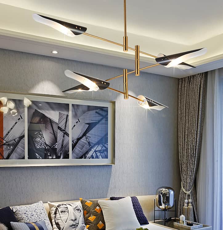 Abelon Modern Artistic Aviator Pendant Lamp