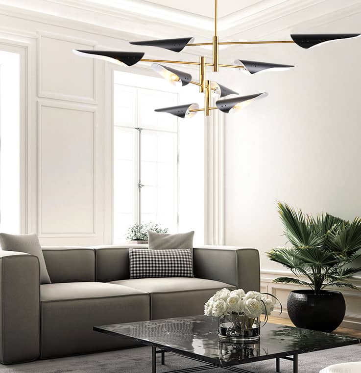 Abelon Modern Artistic Aviator Pendant Lamp