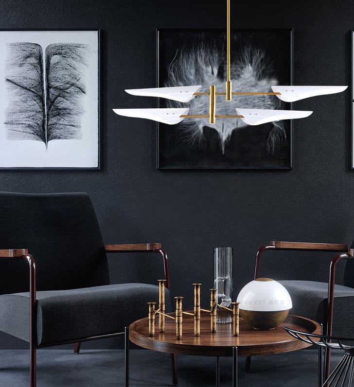 Abelon Modern Artistic Aviator Pendant Lamp