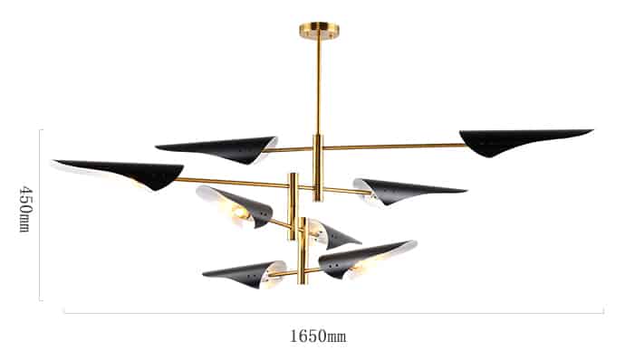 Abelon Modern Artistic Aviator Pendant Lamp