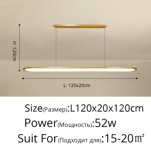 Modern LED Pendant Lamp For Studyroom Dining Table Kitchen Living Room Foyer Hotel Bedroom Coffee Bar Office Indoor Lighting
