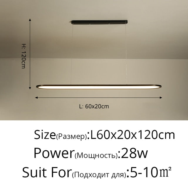 Modern LED Pendant Lamp For Studyroom Dining Table Kitchen Living Room Foyer Hotel Bedroom Coffee Bar Office Indoor Lighting