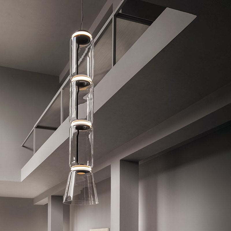 Modern LED Pendant Lights Living Dining Bedroom Store Loft Decor Hanging Lamp Italy Design Heavy Glass Suspension Luminaire