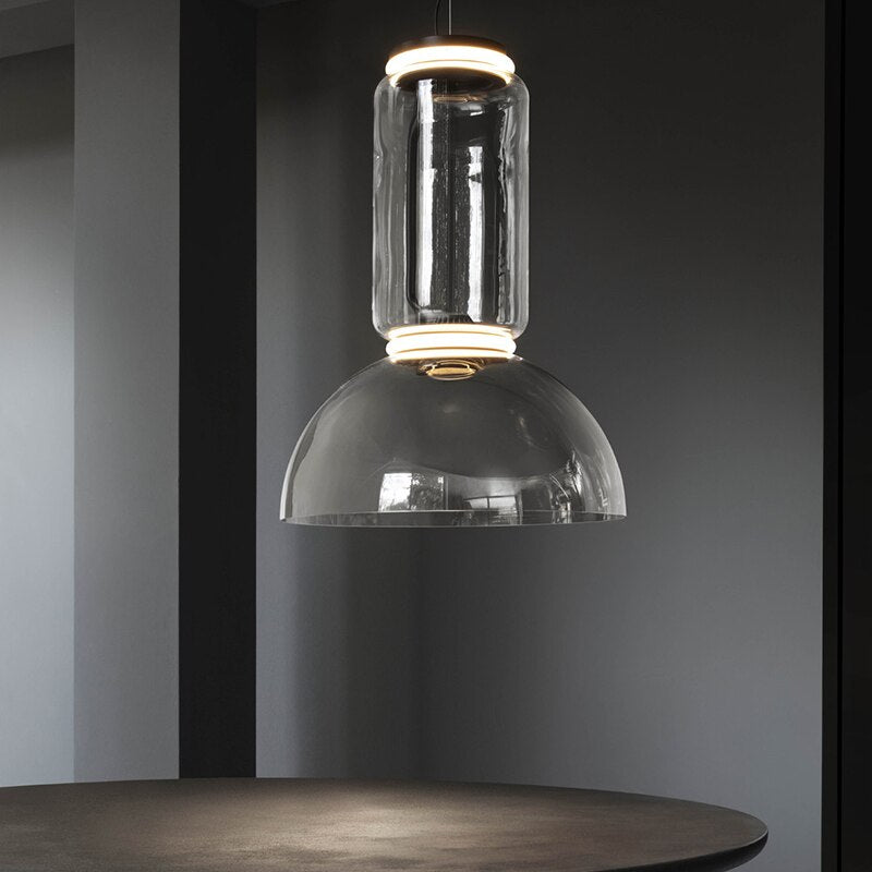 Modern LED Pendant Lights Living Dining Bedroom Store Loft Decor Hanging Lamp Italy Design Heavy Glass Suspension Luminaire