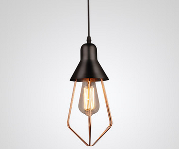 Mogens Industrial Metal Caged Pendant Light