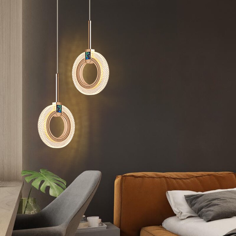 Nordic Led Chandelier Lighting for Dining Room Bedroom Decoration Luxury Pendant Lights Kitchen Fixture Restaurant Hanging Lamp