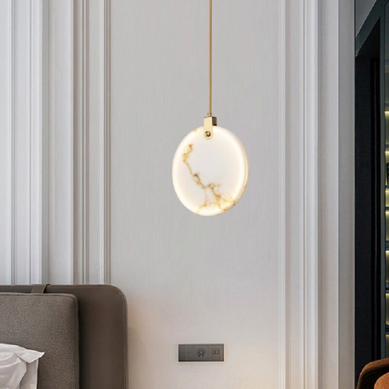 Nordic Long Chandelier Bougeoir Luxury Rattan Kitchen Gold Led Pendant Light Modern for Decoration
