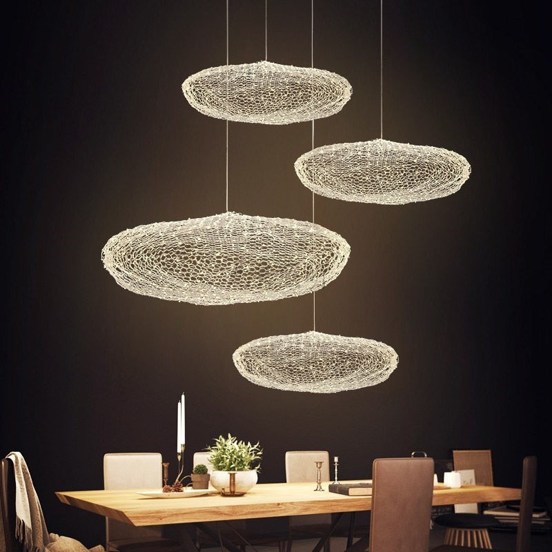 Nordic replica lamp Art floating lamp Designer Pendant Lights Creative Bedroom Hotel Hall Restaurant Bar cloud light fixtures