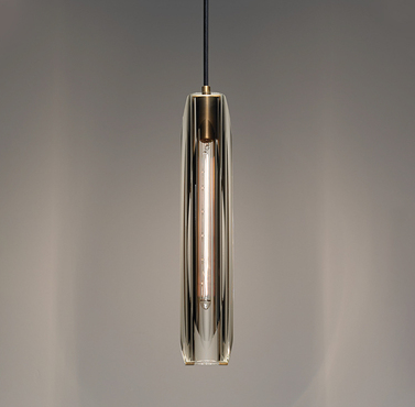 Norsyrk Modern Long Crystal Pendant Lamp