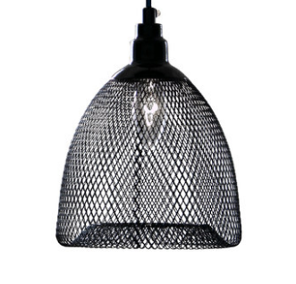 Nunzia Glossy Design Caged Mesh Pendant Light