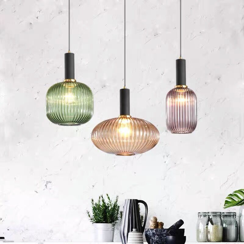 LED Modern North European Glass Pendant Light