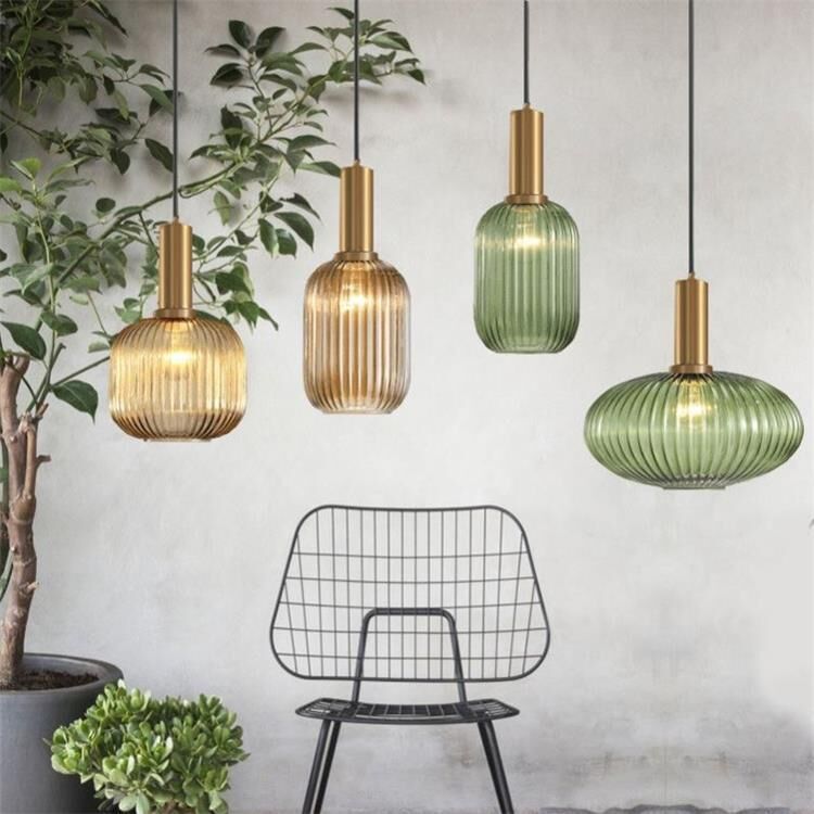 LED Modern North European Glass Pendant Light