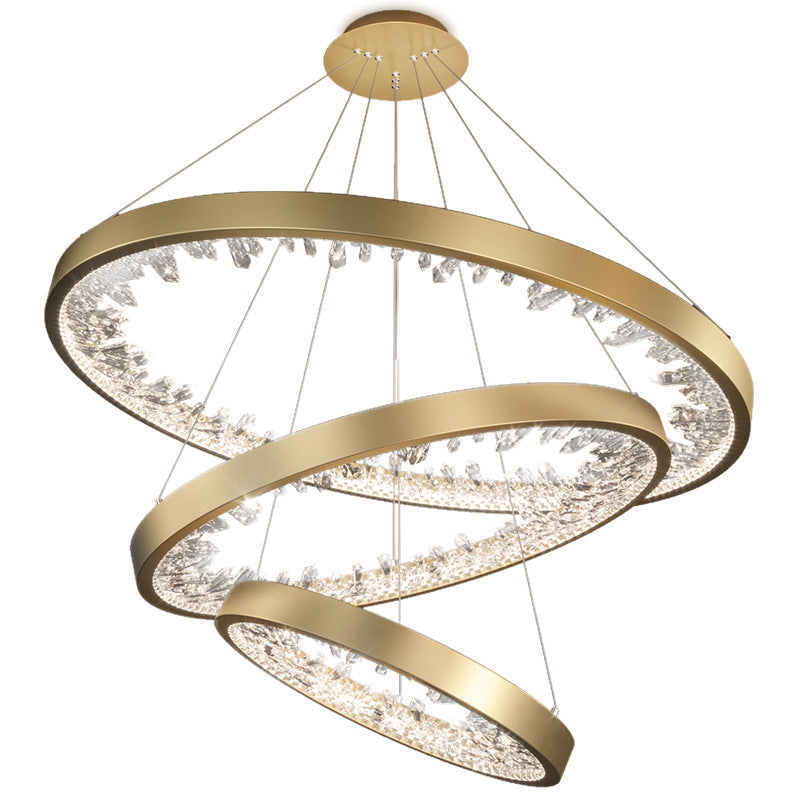 LED Modern Luxury Ring Design Pendant Light