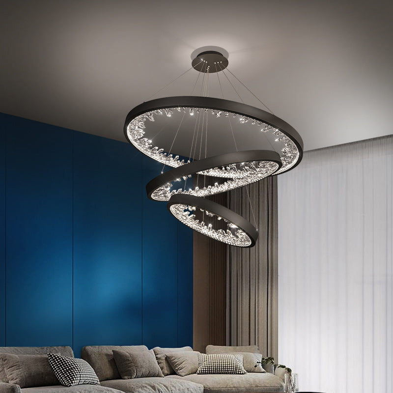 LED Modern Luxury Ring Design Pendant Light