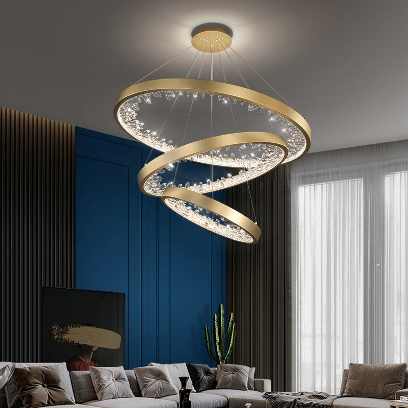 LED Modern Luxury Ring Design Pendant Light