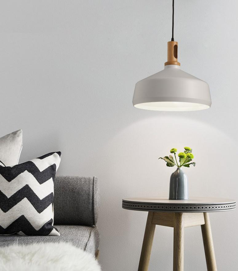 Olov Wood Top Scandinavian Style Pendant