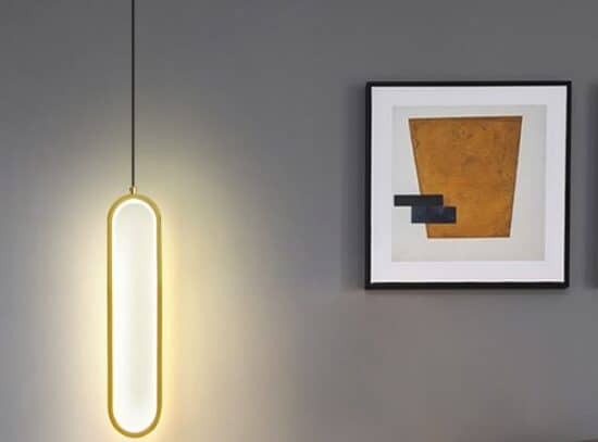Steinunn Modern Oval Glow Ring Pendant Lamp