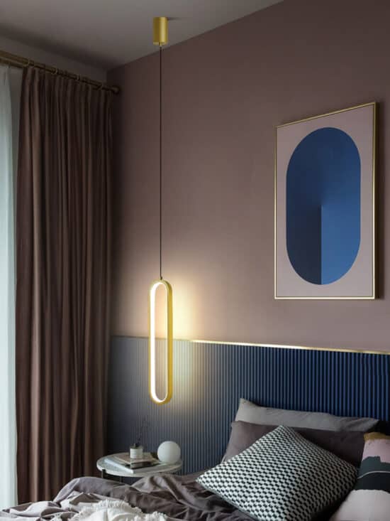 Steinunn Modern Oval Glow Ring Pendant Lamp