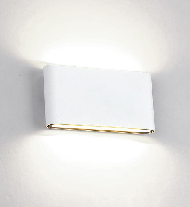 Ovalka Sleek and Slim Outdoor Wall Lamp