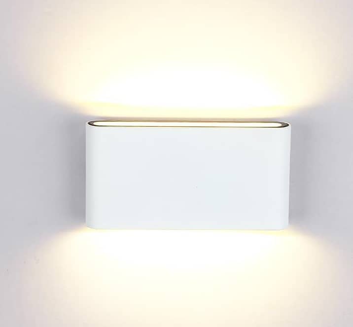 Ovalka Sleek and Slim Outdoor Wall Lamp