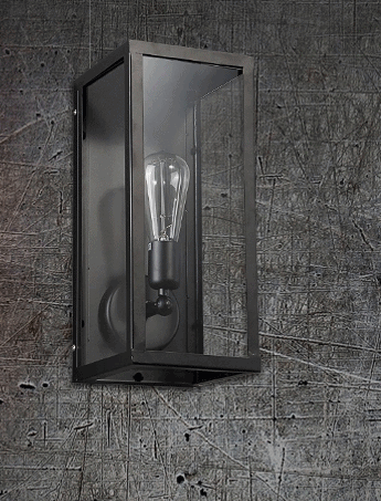 BÖRJE Pandora Glass Box Single Wall Lamp
