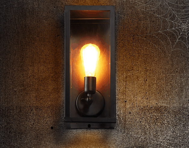 BÖRJE Pandora Glass Box Single Wall Lamp