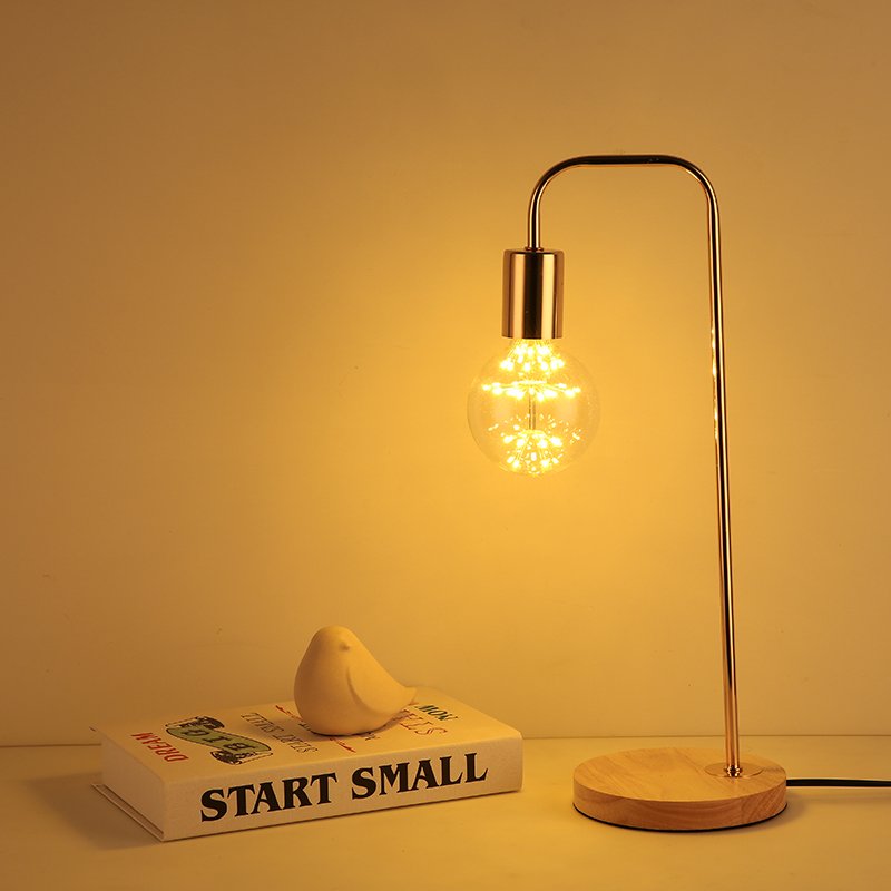 Peer Wooden Base Stylish Table Lamp