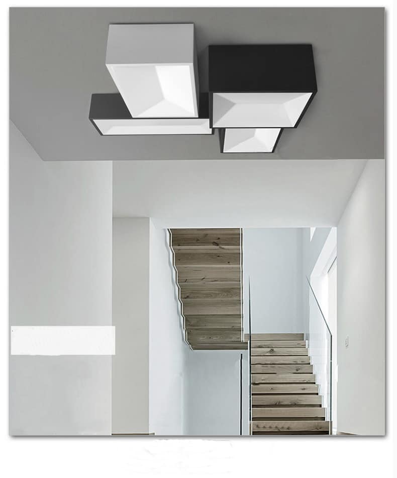 KAJSA Personalized Rectangle Box Ceiling Lamp