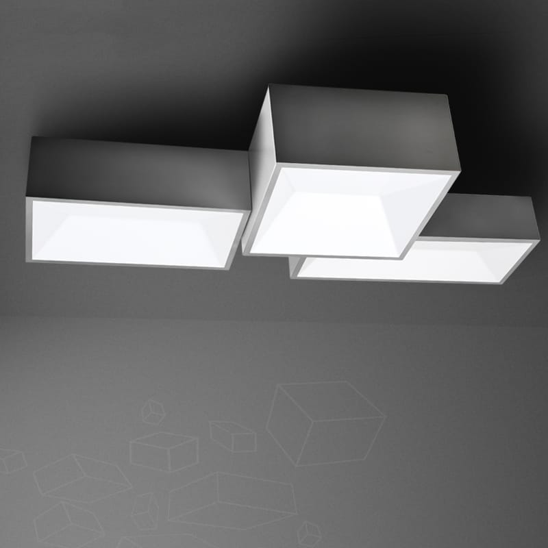 KAJSA Personalized Rectangle Box Ceiling Lamp