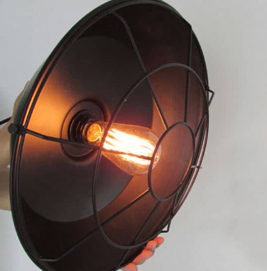 Knut Pot Cover Web Caged Hanging Lamp