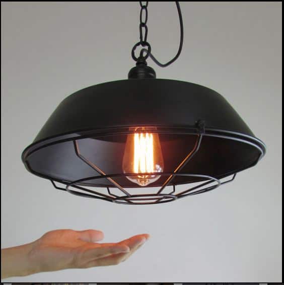Knut Pot Cover Web Caged Hanging Lamp