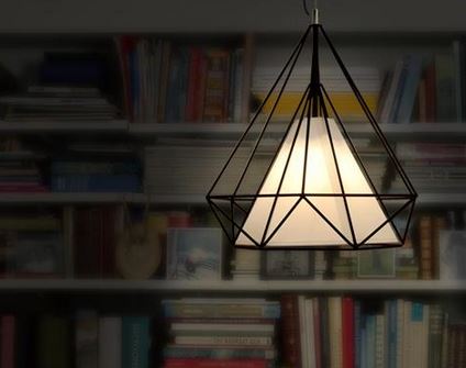 Klas Pyramid Cage Hanging Lamp