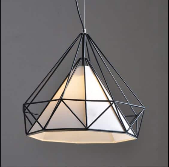 Klas Pyramid Cage Hanging Lamp