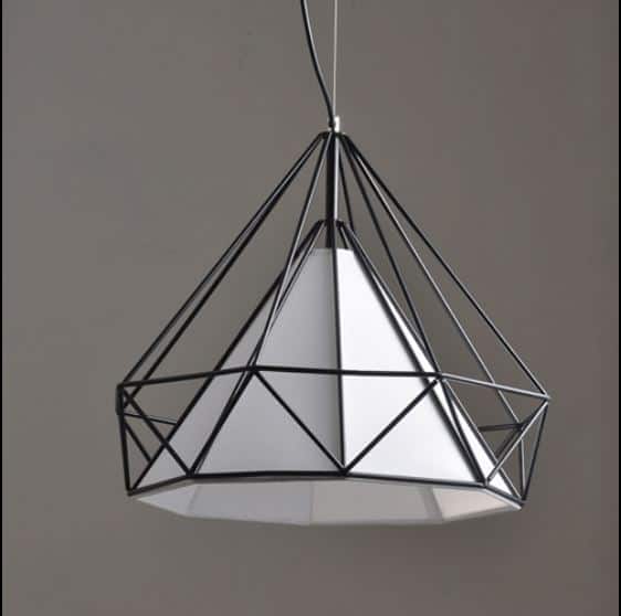 Klas Pyramid Cage Hanging Lamp