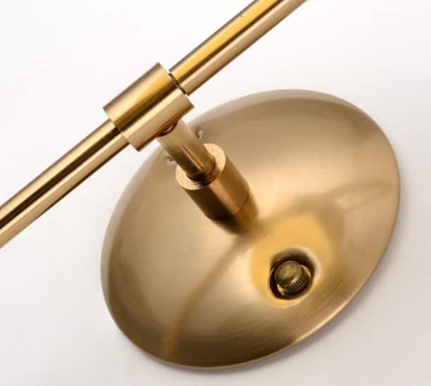 Ragnoku Yellow Copper Round Globe Wall Lamp