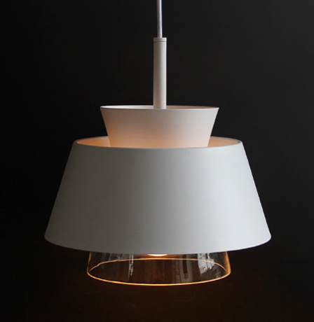 Roth Scandinavian Contemporary Conical Shaped Pendant Lamp