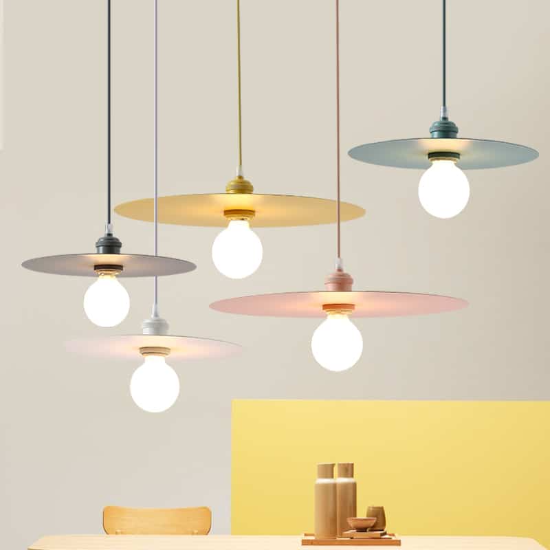 Saumori Flat Disk Pendant Lamp