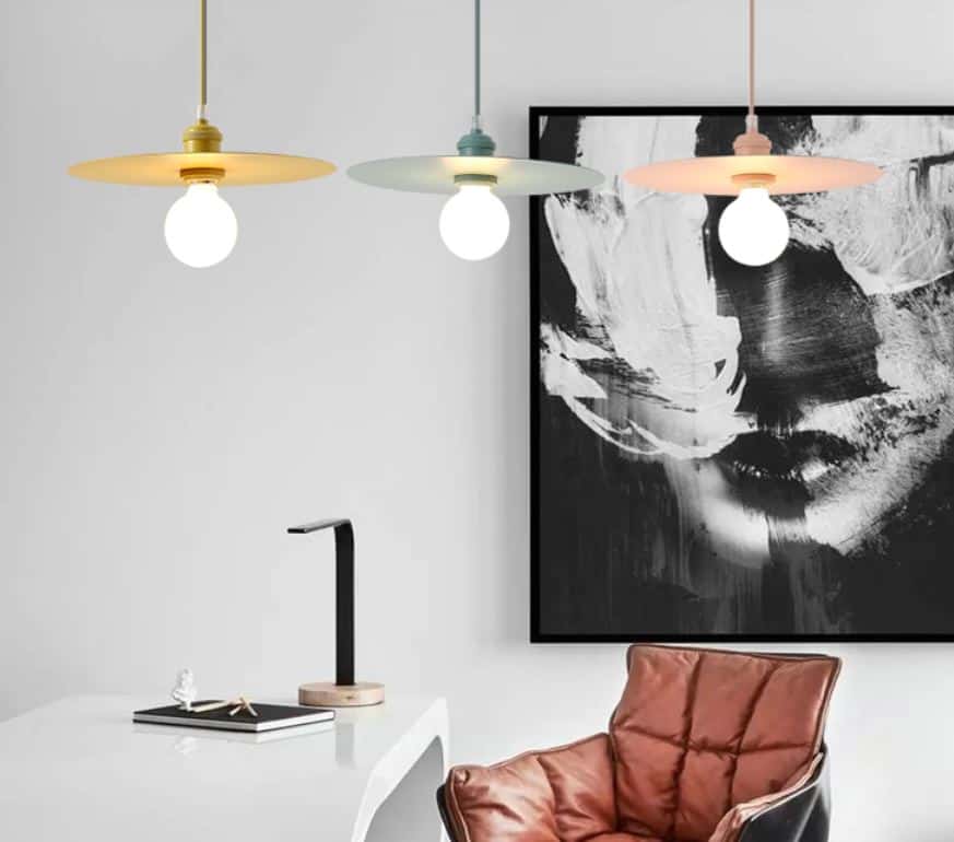 Saumori Flat Disk Pendant Lamp