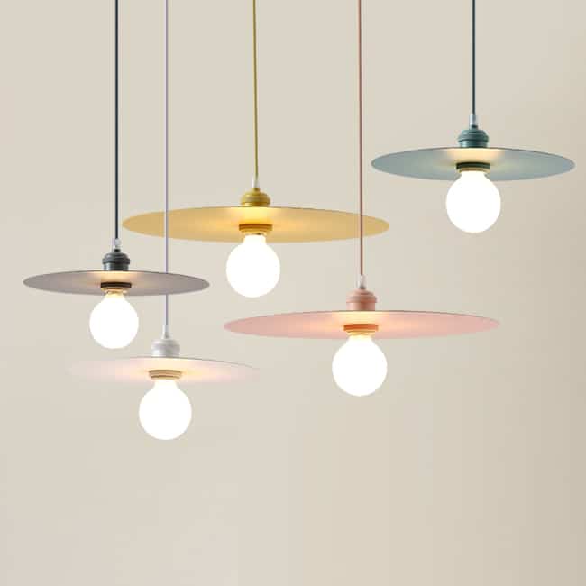 Saumori Flat Disk Pendant Lamp