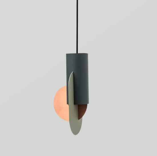 Pernille Coloured Shapes Tall Vase Pendant Lamp