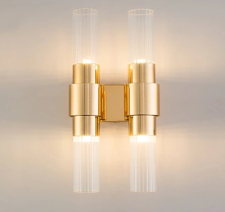 Sigmund Modern Chic Glass Tubes Wall Lamp