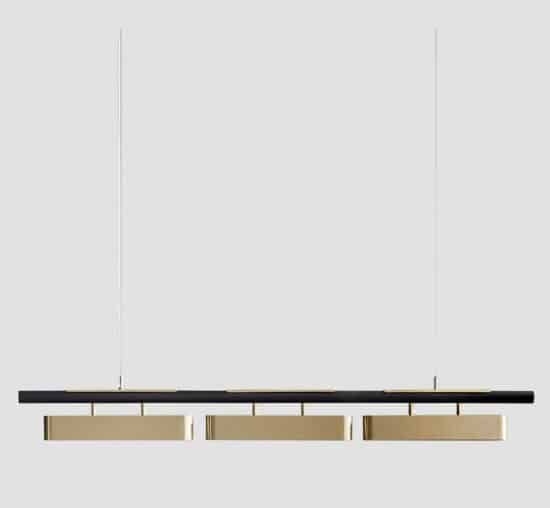 Hoveedo Modern Sleek Long Bar Pendant Lamp