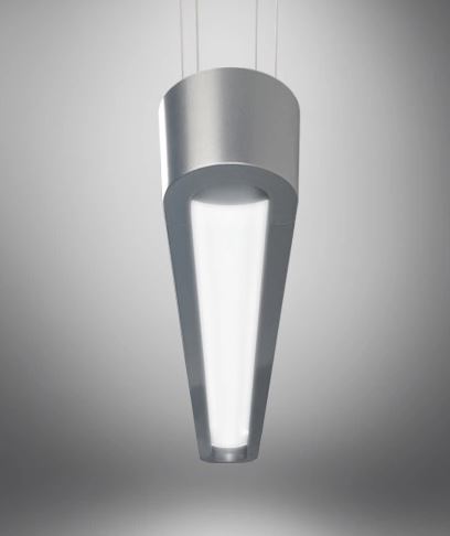 JOHAN Sleek Oval Overhead Lamp