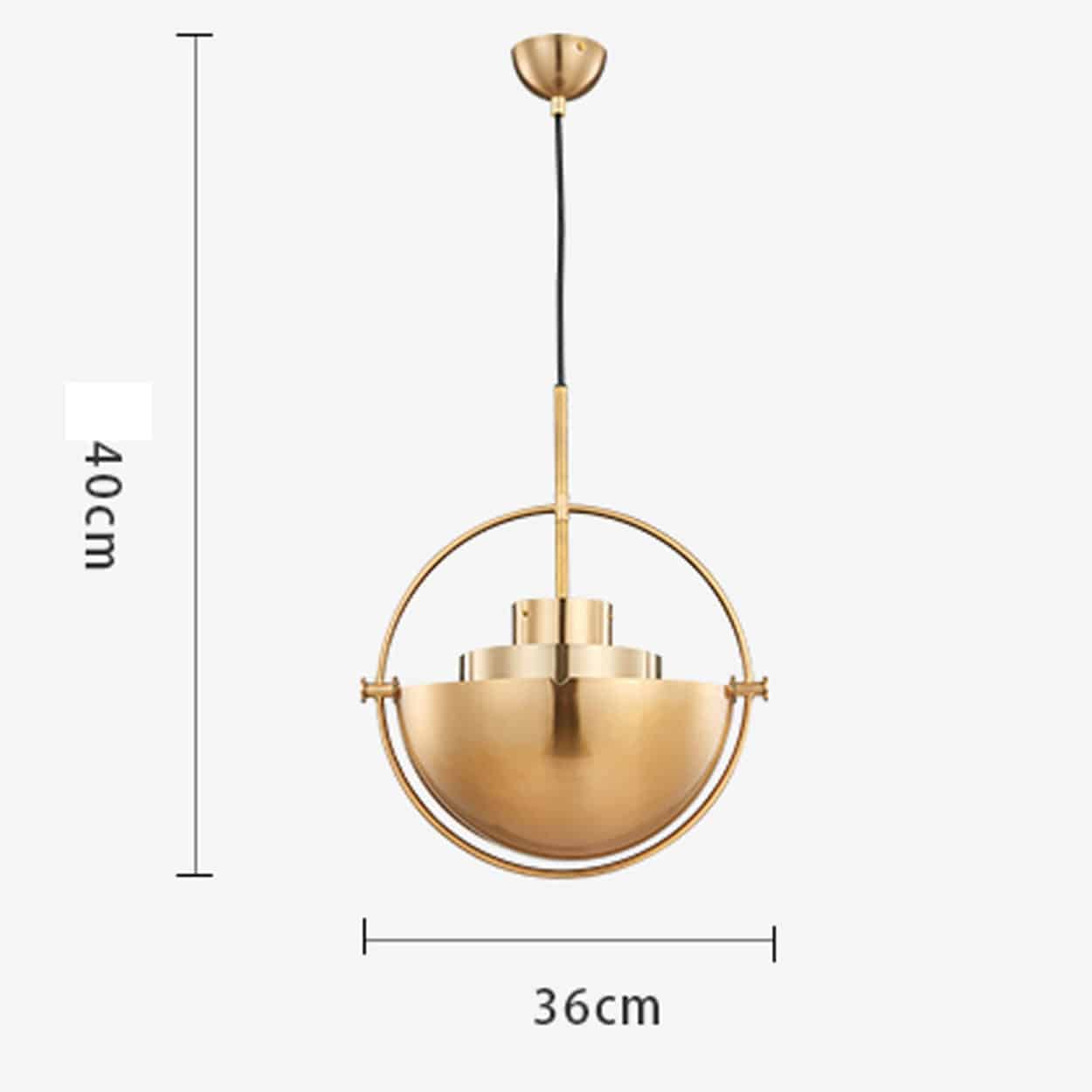 Srokivar Mystic Ring Globe Pendant Lamp